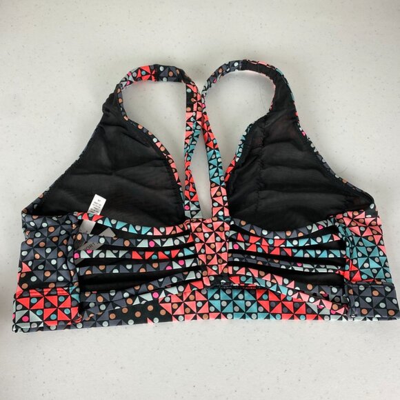Victoria's Secret Sport Geometric Polka Dot Sports Bra & Biker Short Set Strappy - Picture 3 of 8